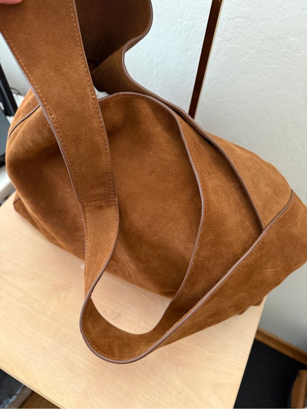 Suede Shoulder Bag - Picture 3 of 5
